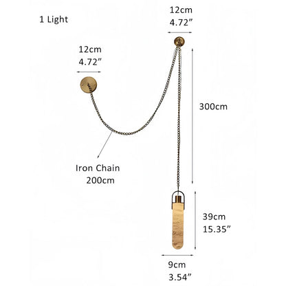 Alabaster Flint 1 Light LED Multi-Drop Pendant
