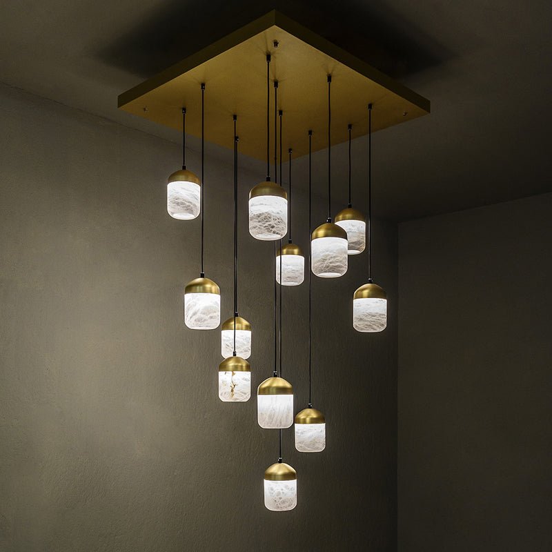 Alabaster Staircases Chandelier - everlamps