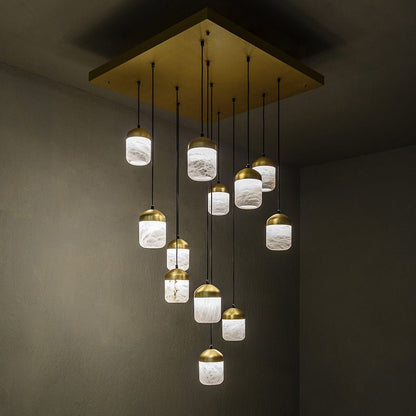 Alabaster Staircases Chandelier - everlamps