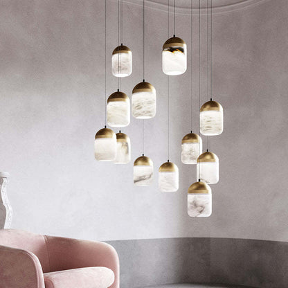 Alabaster Staircases Chandelier - everlamps
