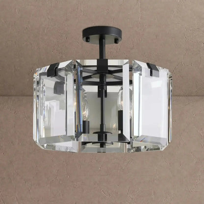 Amaya 4-Light Flushmount - Black