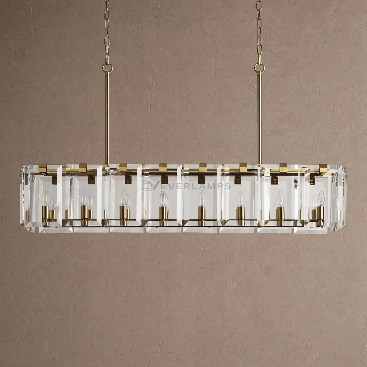 Amaya Rectangular Chandelier 12/16 Light