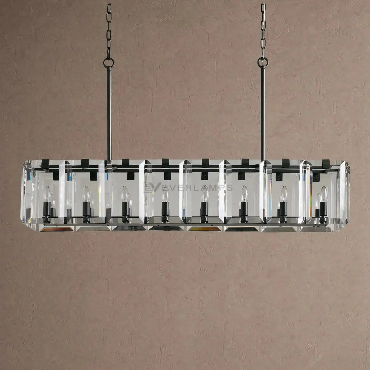 Amaya Rectangular Chandelier 12/16 Light