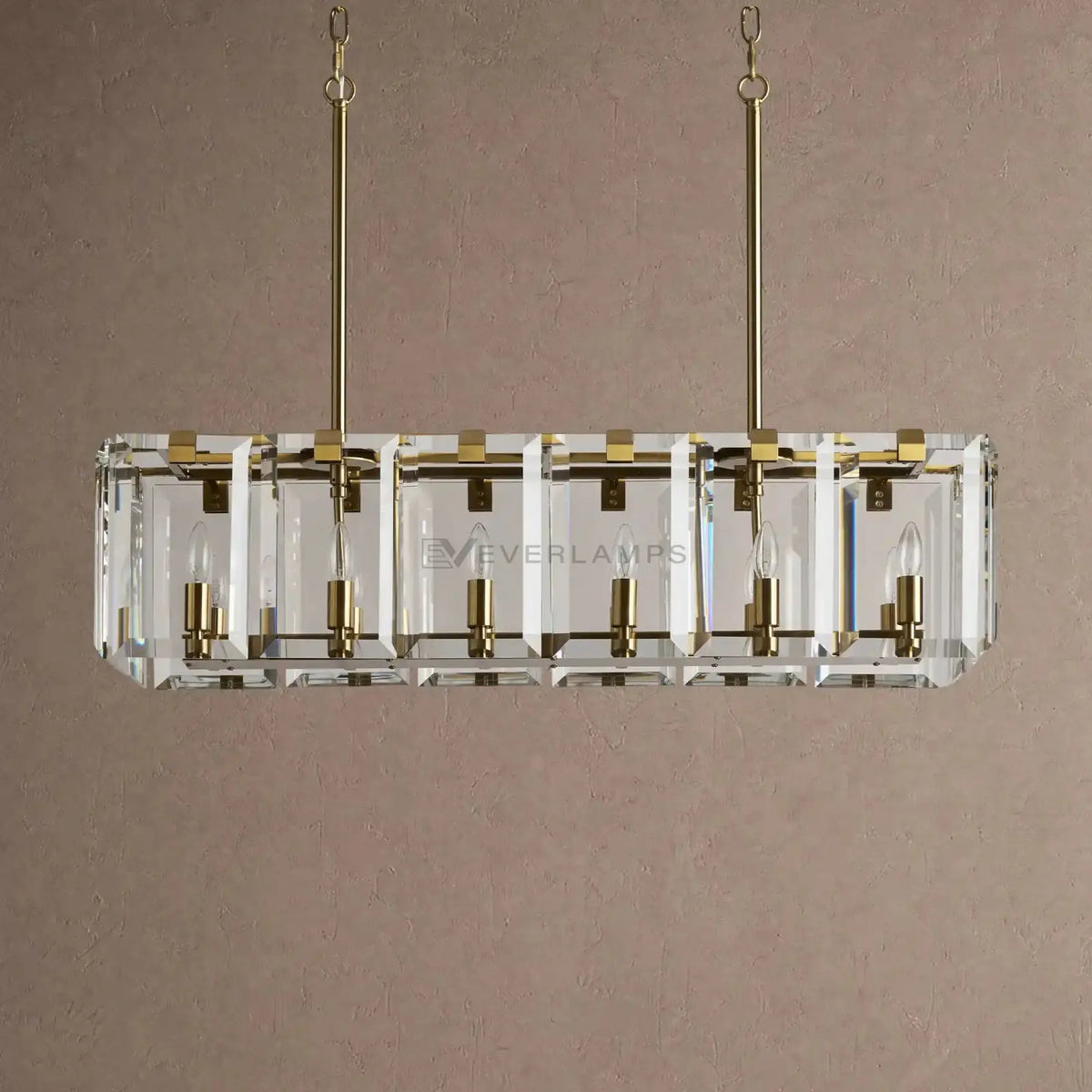 Amaya Rectangular Chandelier 12/16 Light