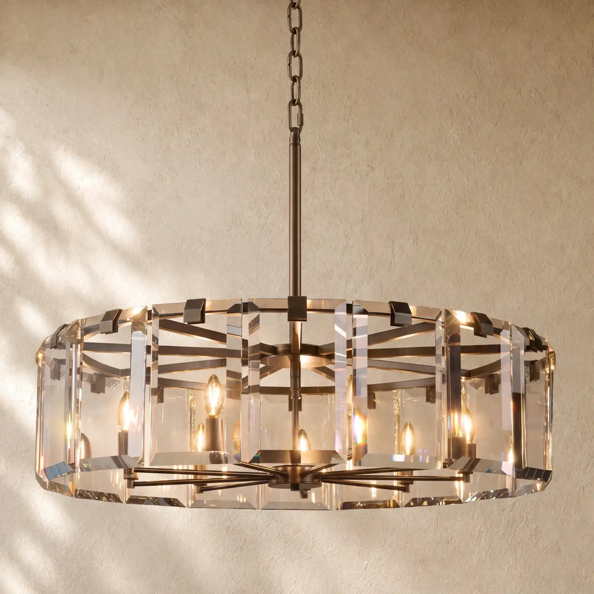 Amayya Round Chandelier - Brass / 30’’