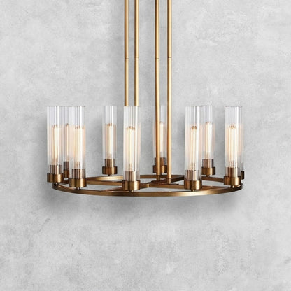 Andreas Round Chandelier 10/12 Light
