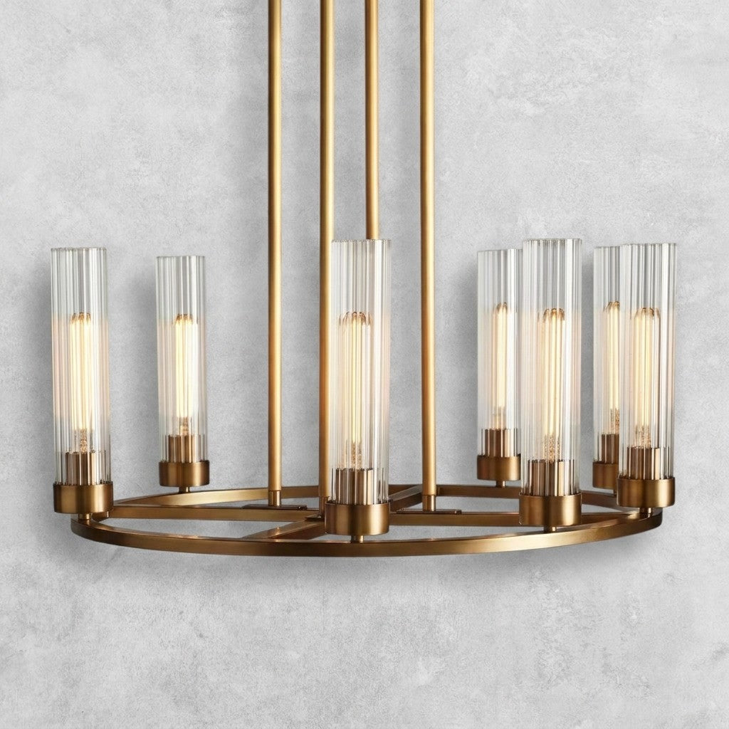 Andreas Round Chandelier 10/12 Light