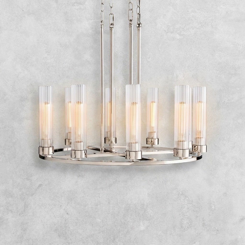 Andreas Round Chandelier 10/12 Light