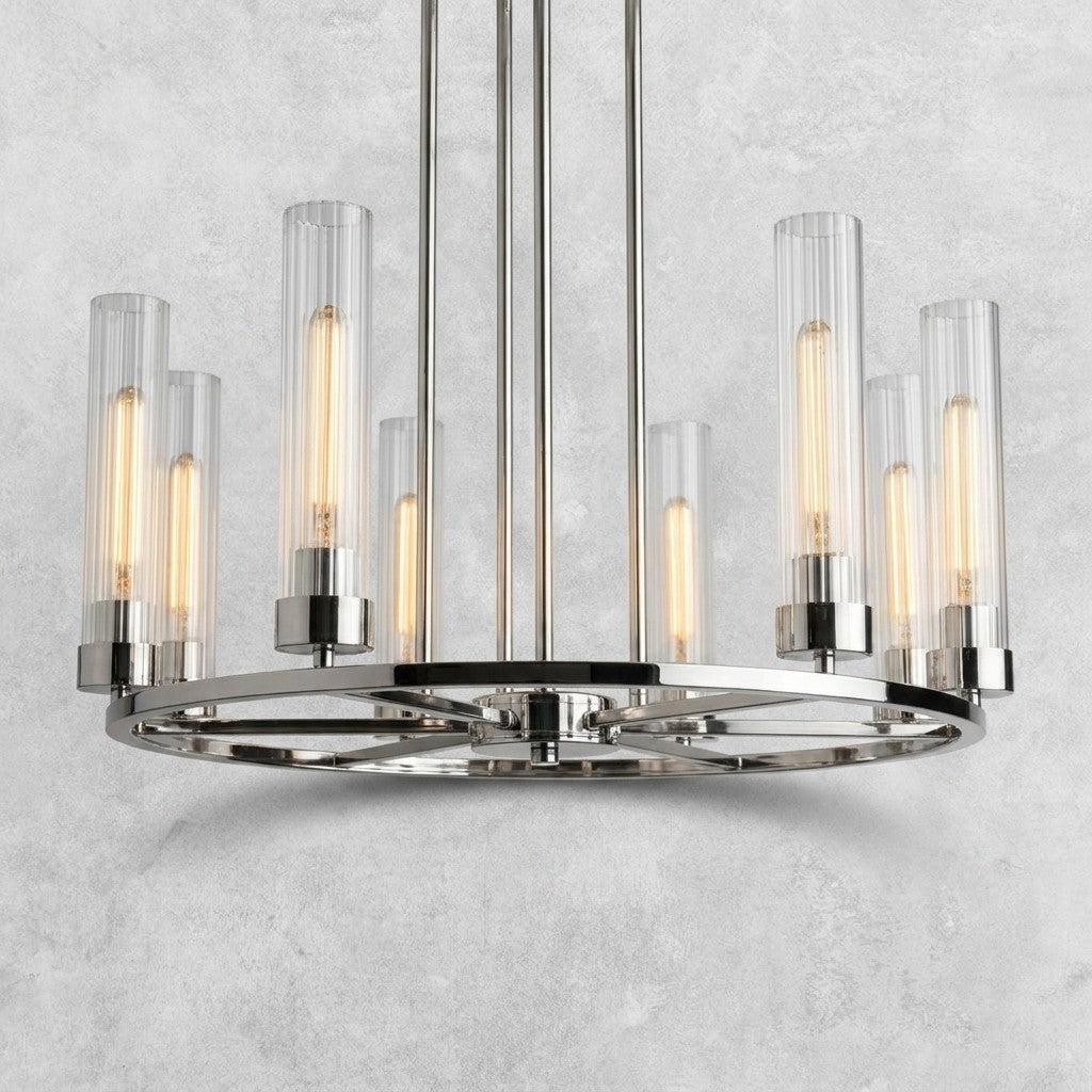 Andreas Round Chandelier 10/12 Light