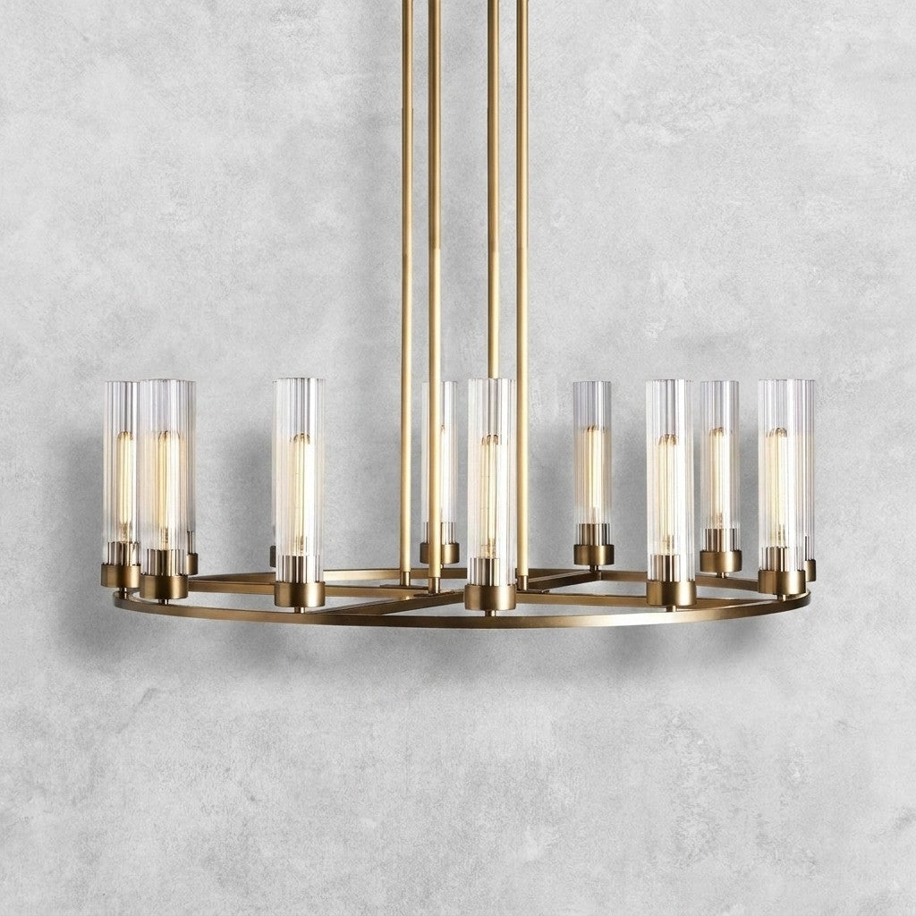 Andreas Round Chandelier 10/12 Light