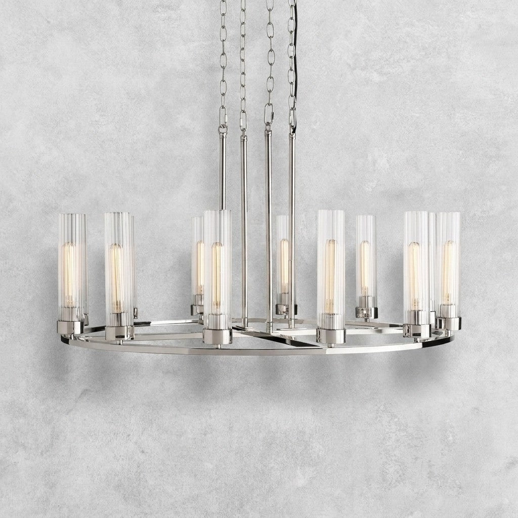 Andreas Round Chandelier 10/12 Light