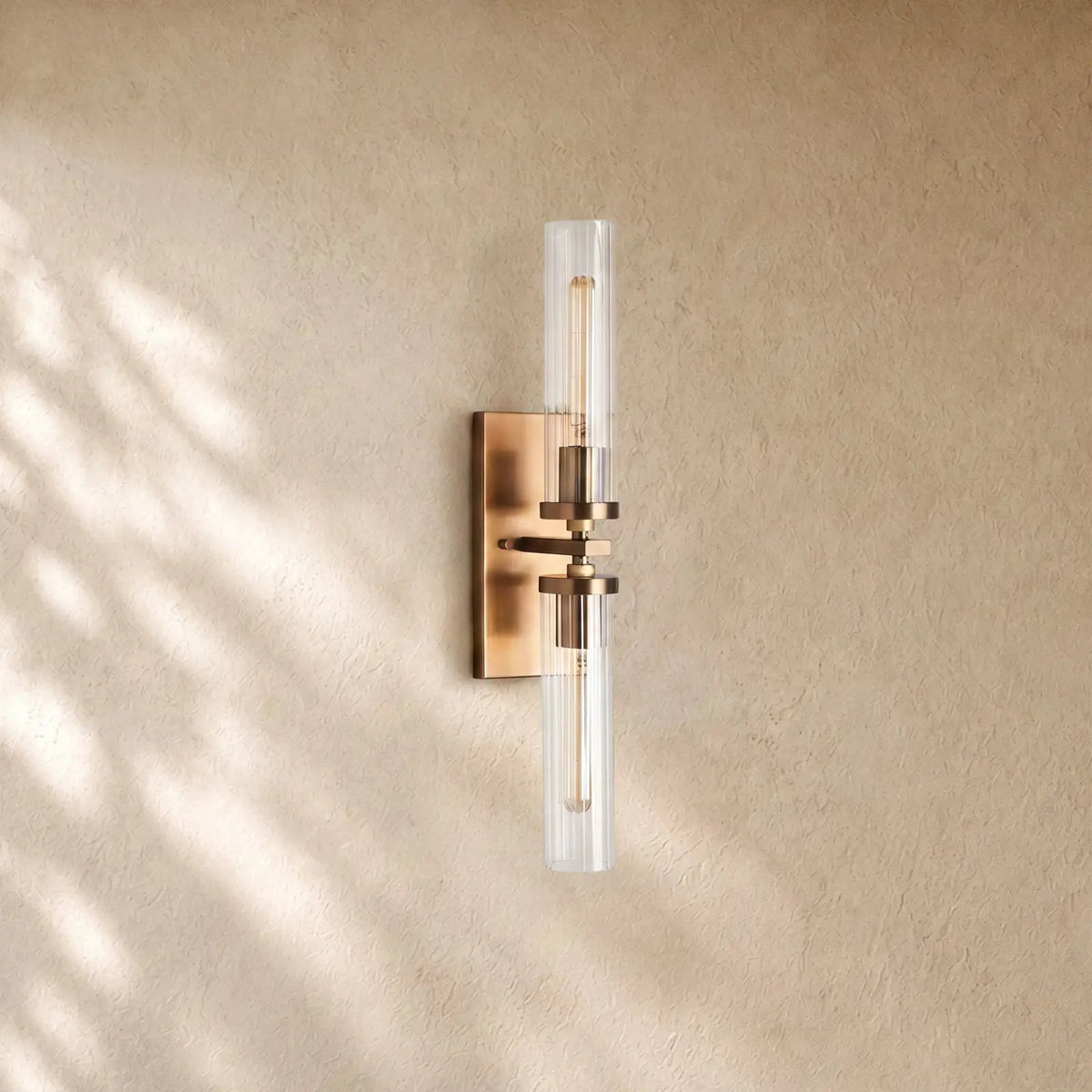 Andreass 2-Light Wall Sconce - Brass