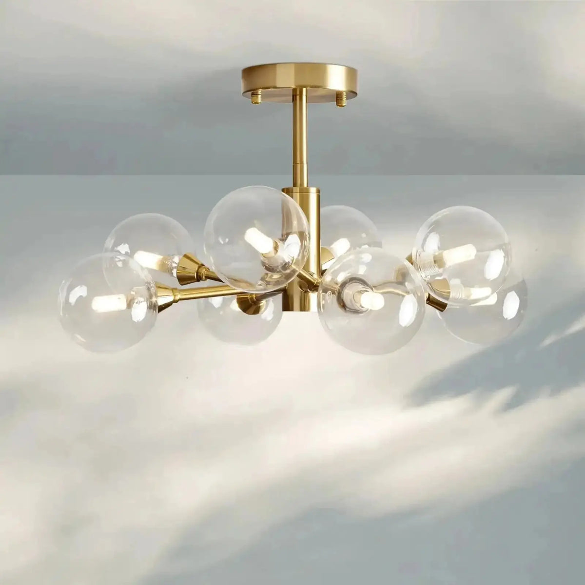 Apollo Flush Mount - 20’’ / Brass