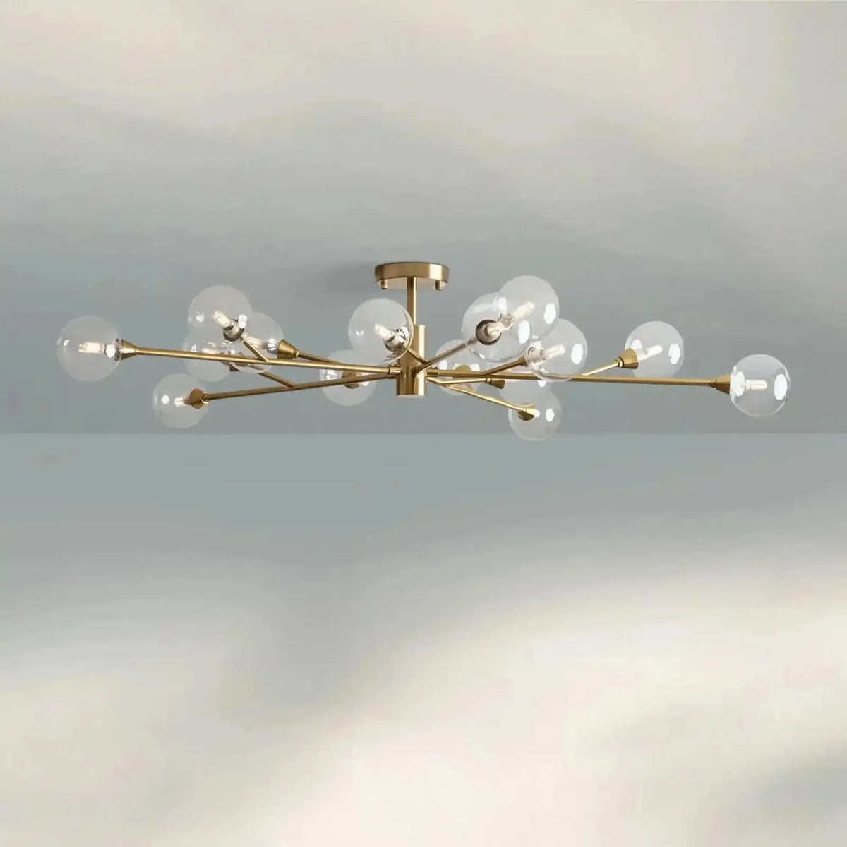Apollo Flush Mount - 47’’ / Brass