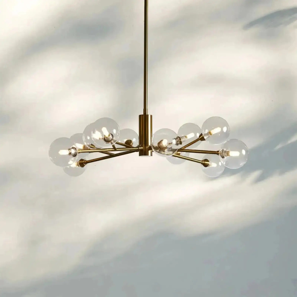 Apollo Round Chandelier 36’’ 47’’ 59’’ - 36’’ / Brass