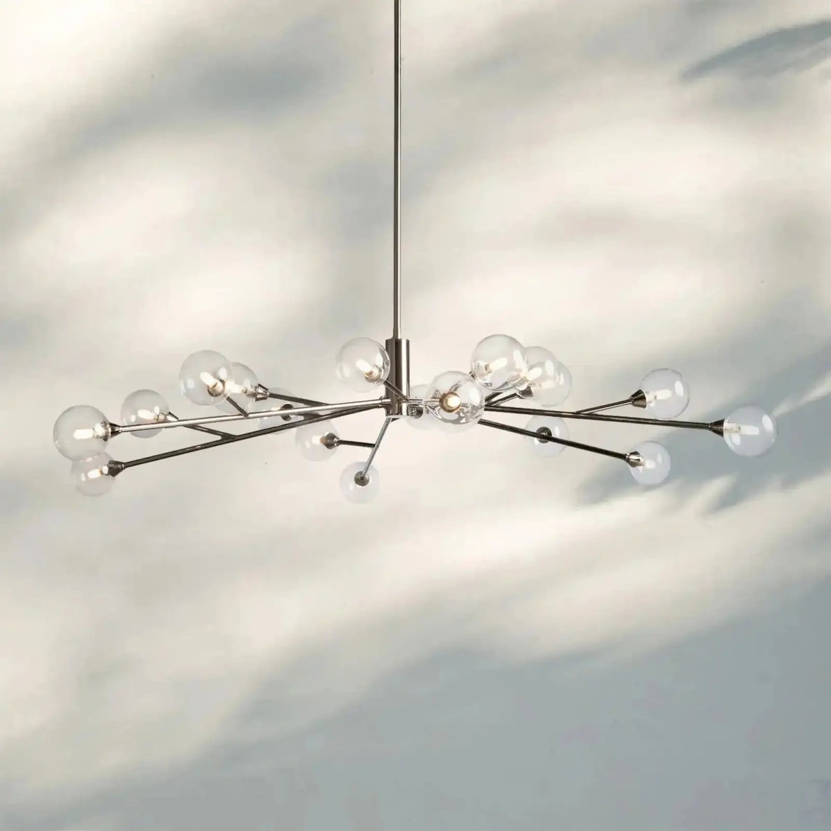 Apollo Round Chandelier 36’’ 47’’ 59’’ - 59’’ / Nickel