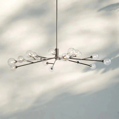Apollo Round Chandelier 36’’ 47’’ 59’’ - 59’’ / Nickel