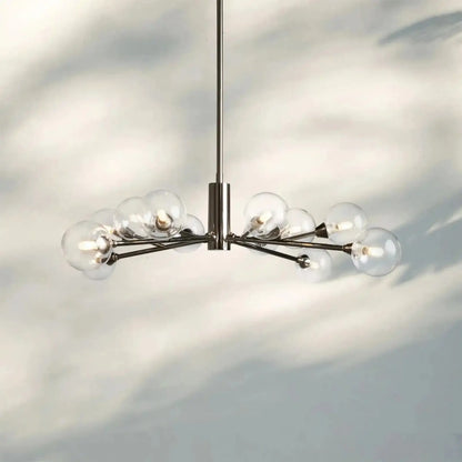 Apollo Round Chandelier 36’’ 47’’ 59’’ - 36’’ / Nickel