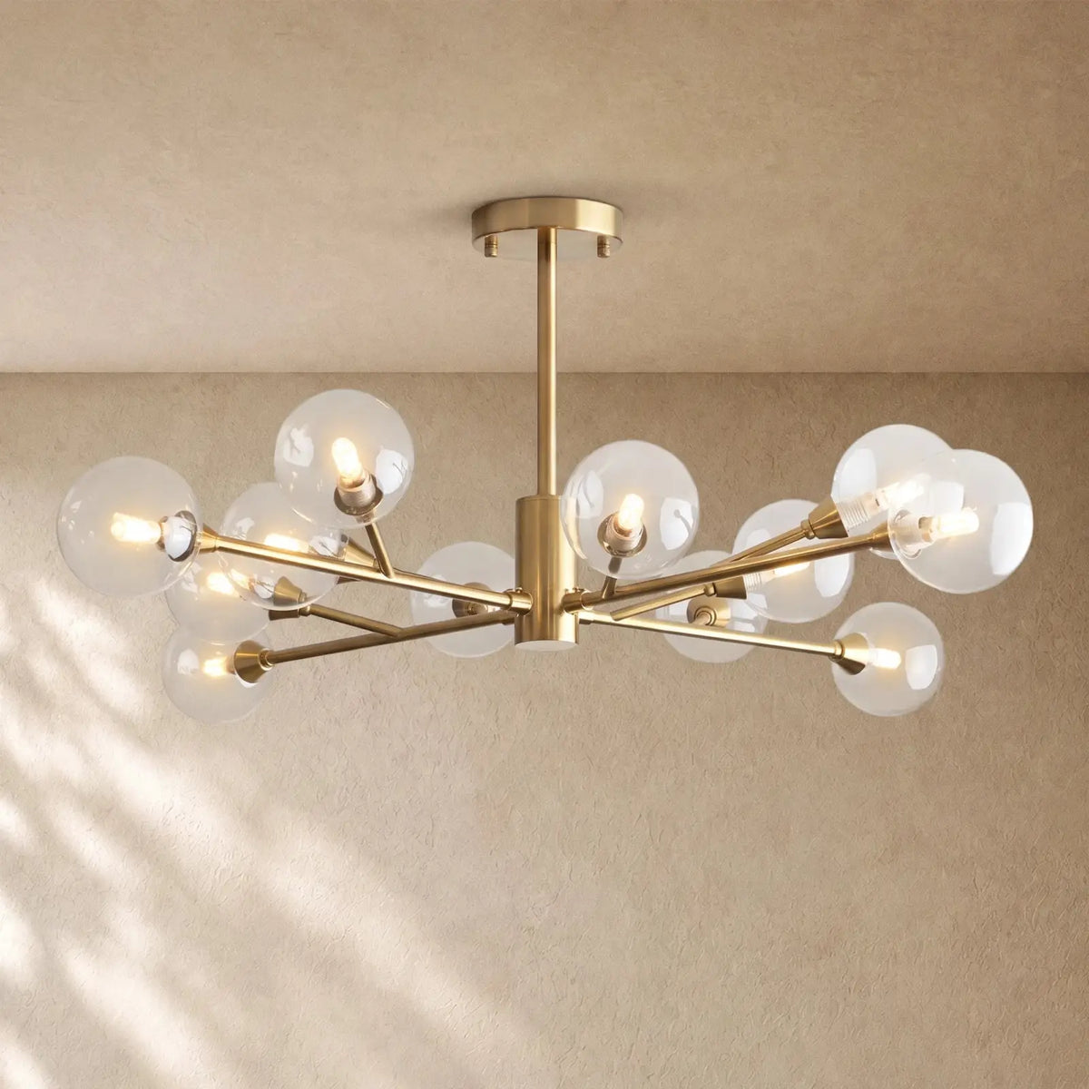 Apollos Flush Mount - 36’’ / Brass