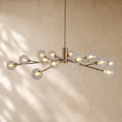 Apollos Round Chandelier - 47’’ / Brass