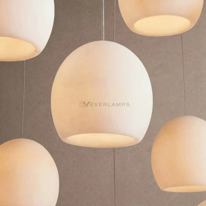 Arica Rectangular Alabaster Chandelier 7/15/30 Light