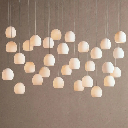 Arica Rectangular Alabaster Chandelier 7/15/30 Light - 30-Light