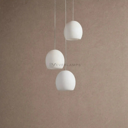 Arica Round Alabaster Chandelier Light