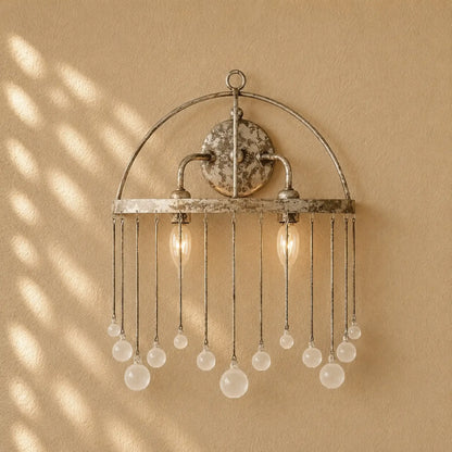 Aubray 2-Light Wall Sconce - Silver