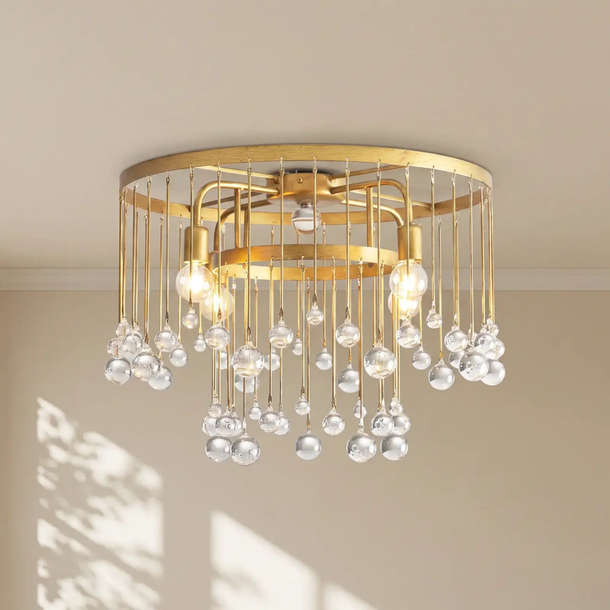 Aubray Flushmount - Brass
