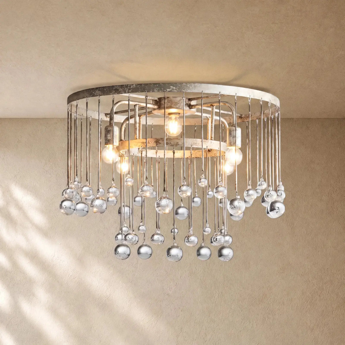 Aubray Flushmount - Silver