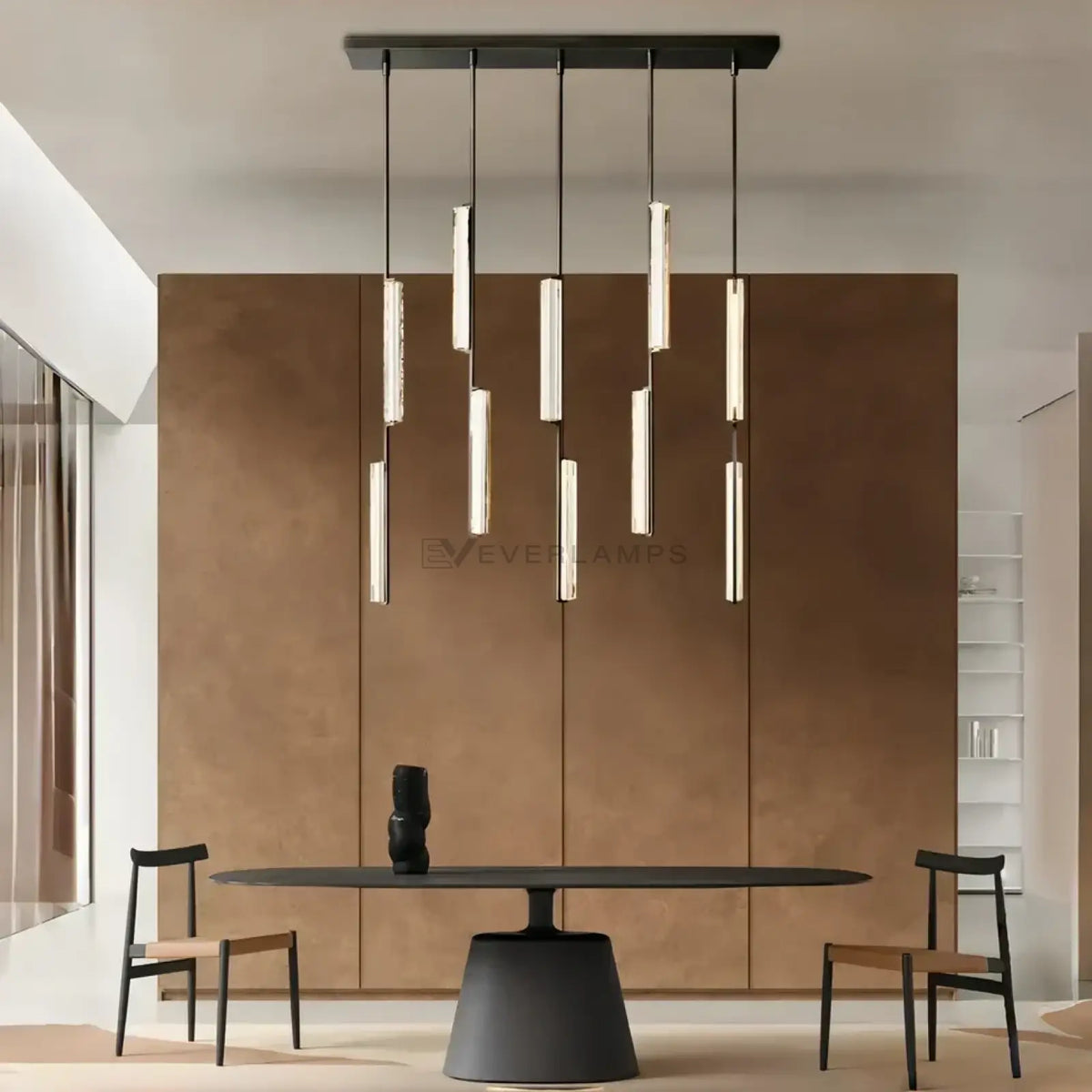 Audubom Crystal Linear Chandelier