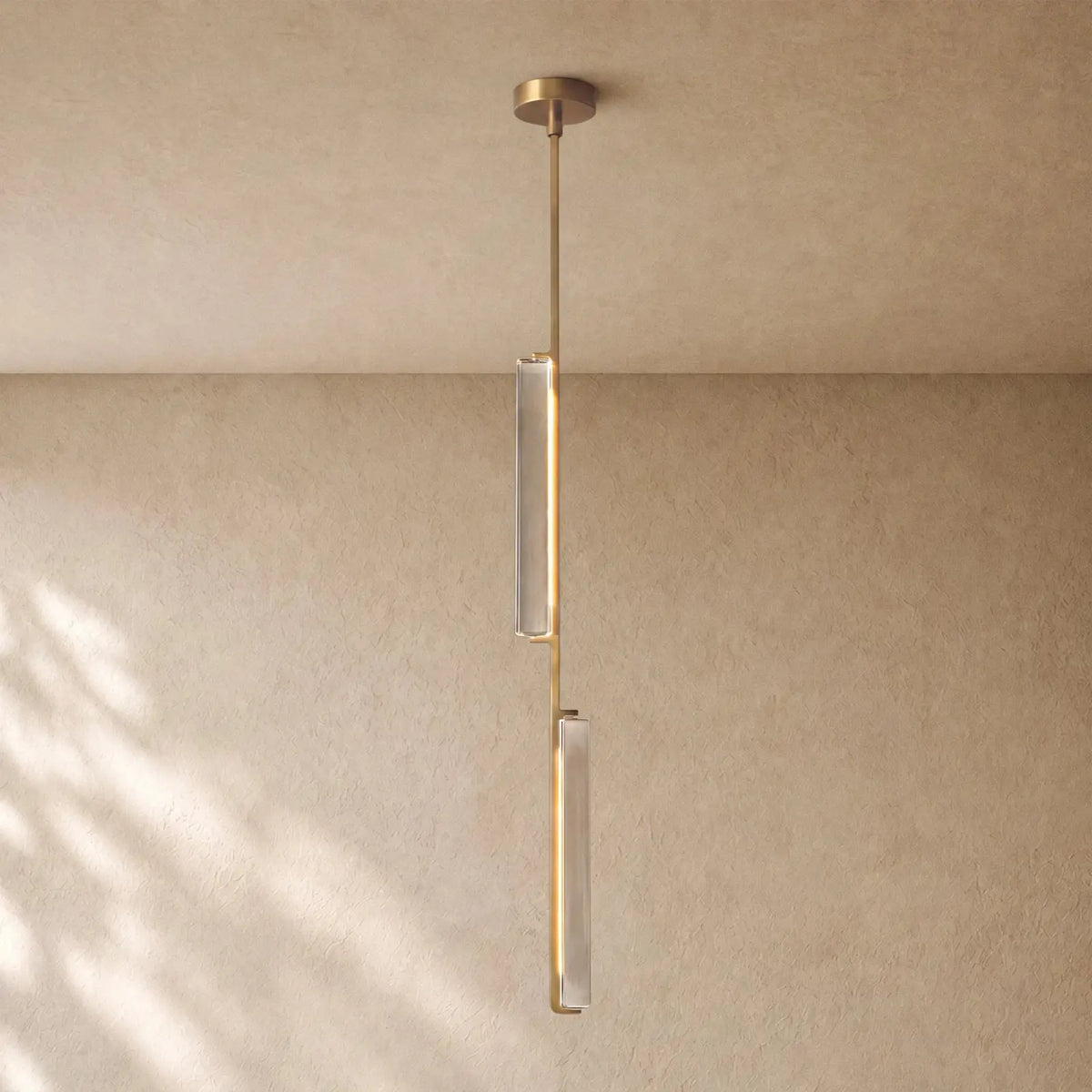Audubom Crystal Pendant - Brass / Classic