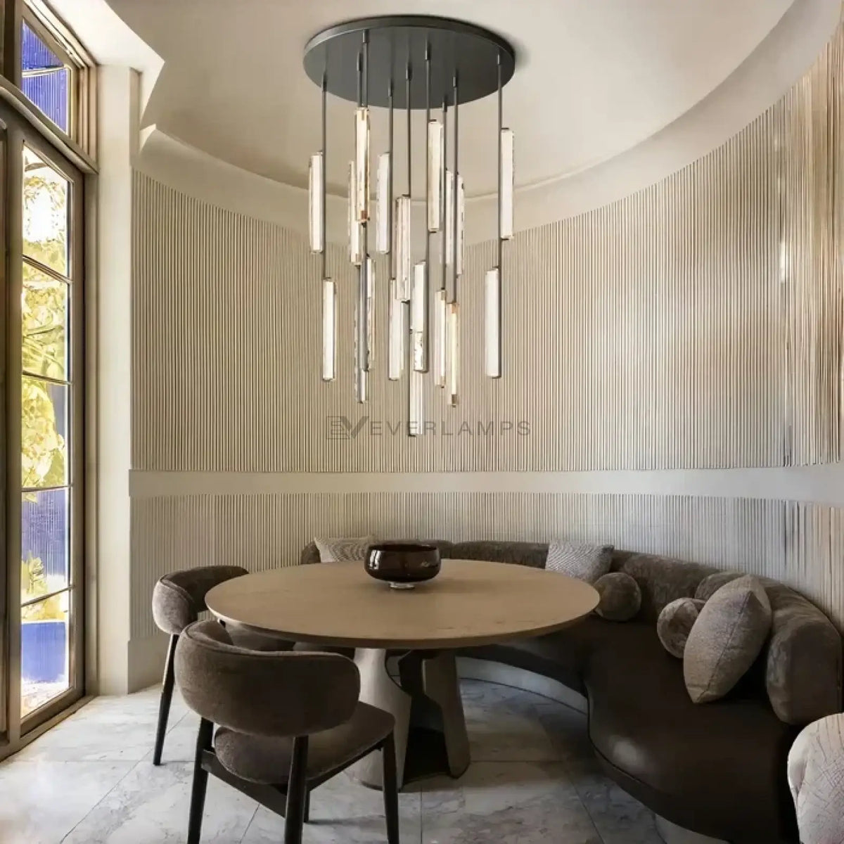 Audubom Crystal Round Chandelier
