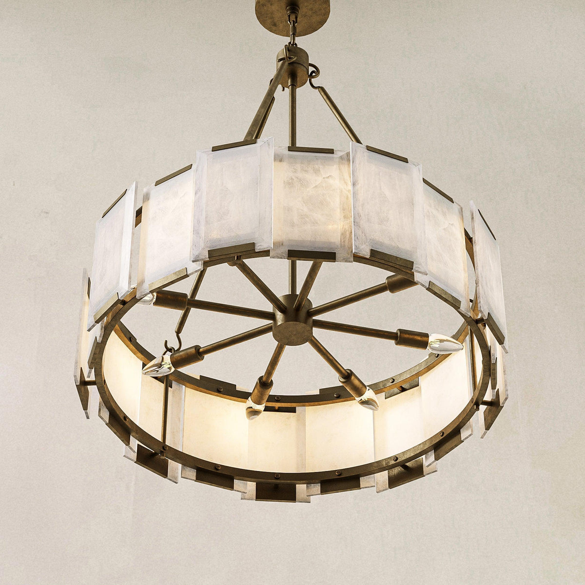 AZZURRA Alabaster CHANDELIER - everlamps