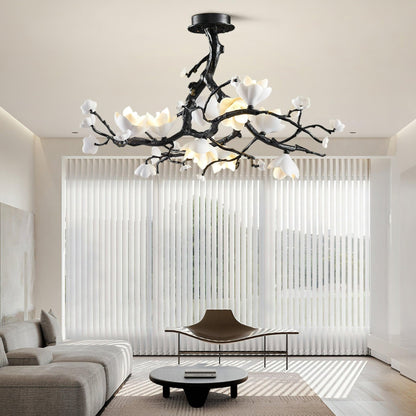 Black Branch Copper Tree Chandelier - ∅ 31.5″ x H 17.7″ / Dia 80cm x H 45cmDark Coppereverlamps