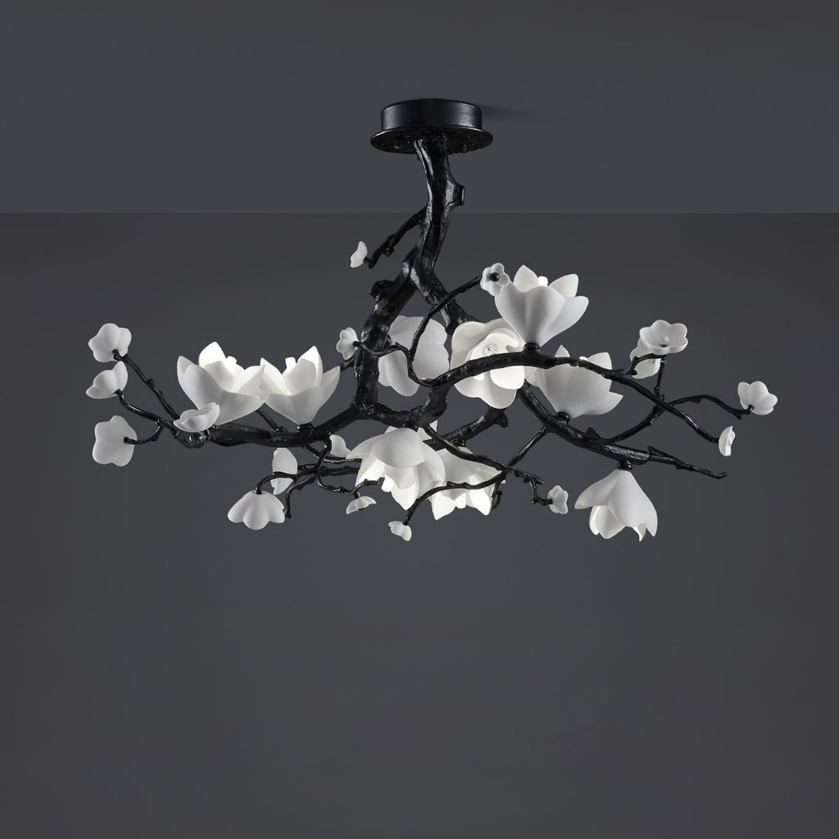 Black Branch Copper Tree Chandelier - ∅ 31.5″ x H 17.7″ / Dia 80cm x H 45cmDark Coppereverlamps