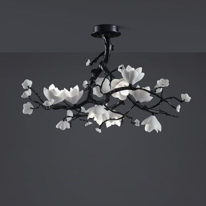 Black Branch Copper Tree Chandelier - ∅ 31.5″ x H 17.7″ / Dia 80cm x H 45cmDark Coppereverlamps