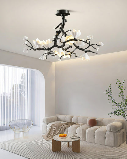 Black Branch Copper Tree Chandelier - ∅ 31.5″ x H 17.7″ / Dia 80cm x H 45cmDark Coppereverlamps