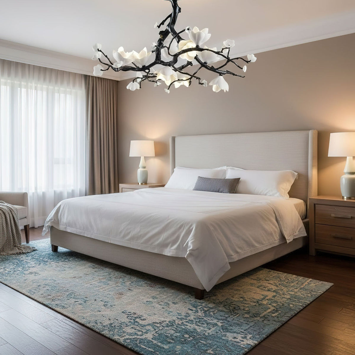 Black Branch Copper Tree Chandelier - ∅ 31.5″ x H 17.7″ / Dia 80cm x H 45cmDark Coppereverlamps