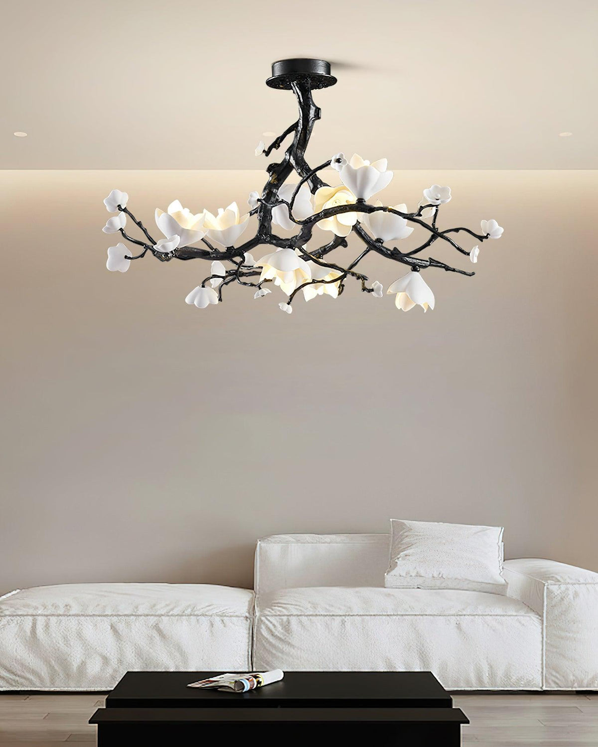Black Branch Copper Tree Chandelier - ∅ 31.5″ x H 17.7″ / Dia 80cm x H 45cmDark Coppereverlamps