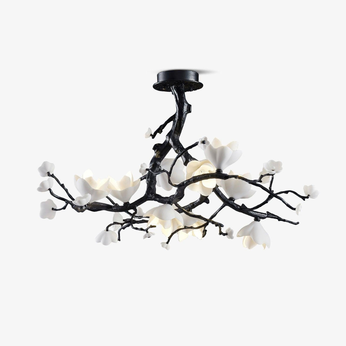 Black Branch Copper Tree Chandelier - ∅ 31.5″ x H 17.7″ / Dia 80cm x H 45cmDark Coppereverlamps