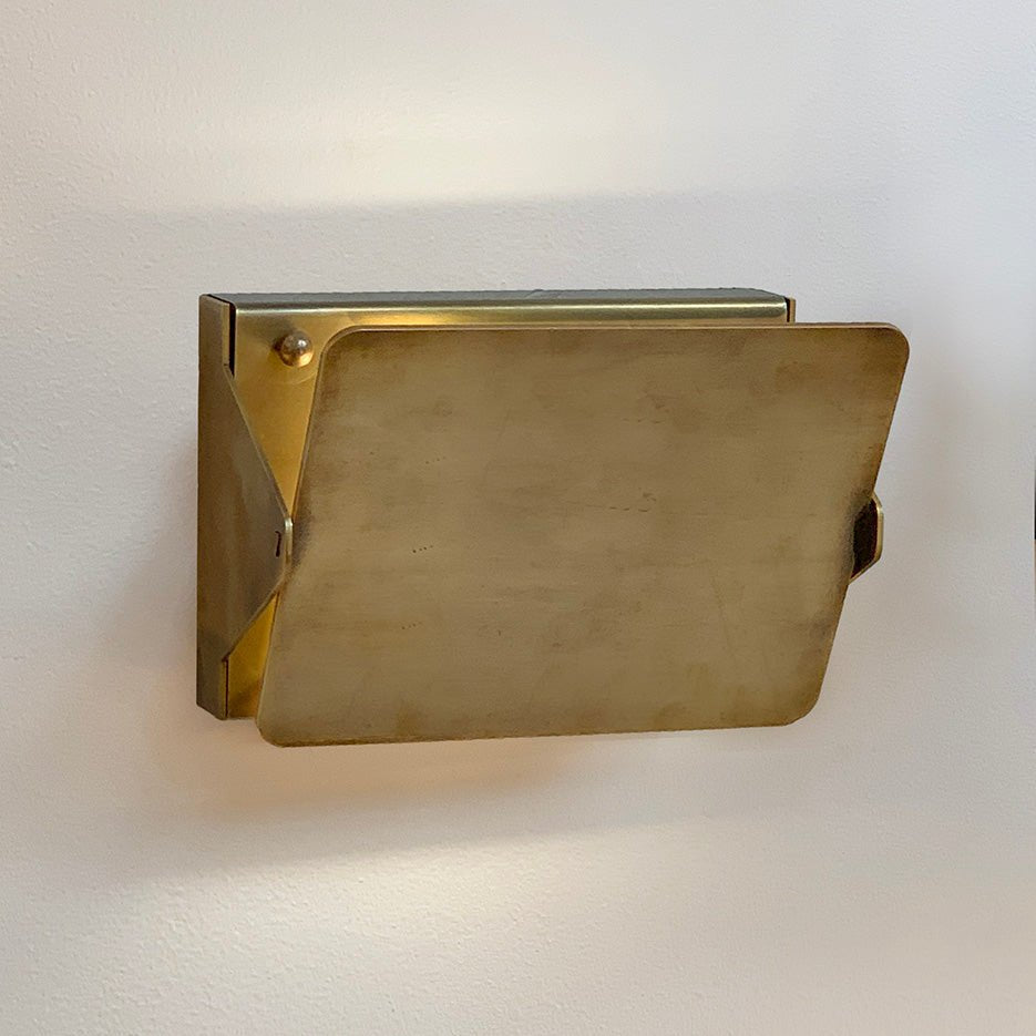 Brass Sconce with Flip Front - Everlamps