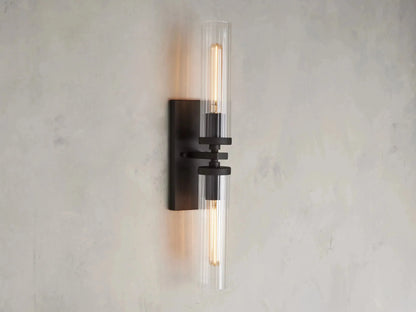 Andreas 2-Light Glass Wall Sconce