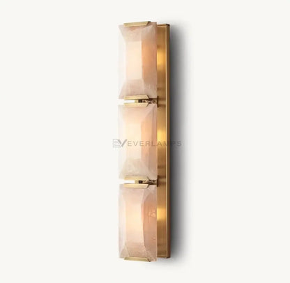 Brookhill Alabaster Crystal Sconce - Wall Sconce