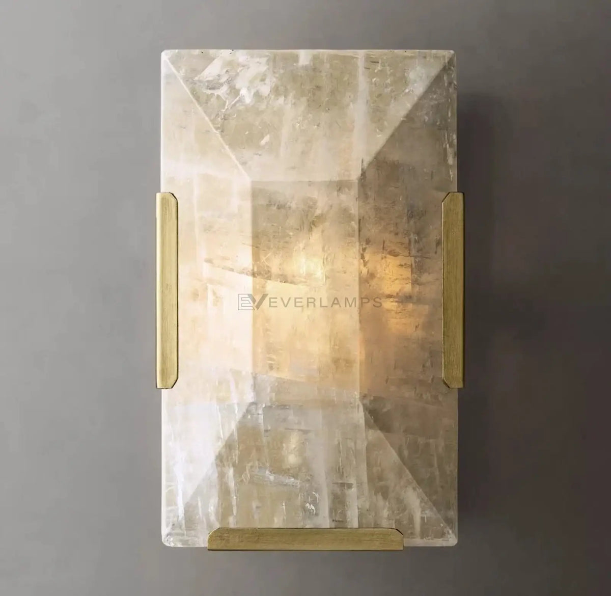 Brookhill Alabaster Crystal Wall Sconce - Wall Sconce
