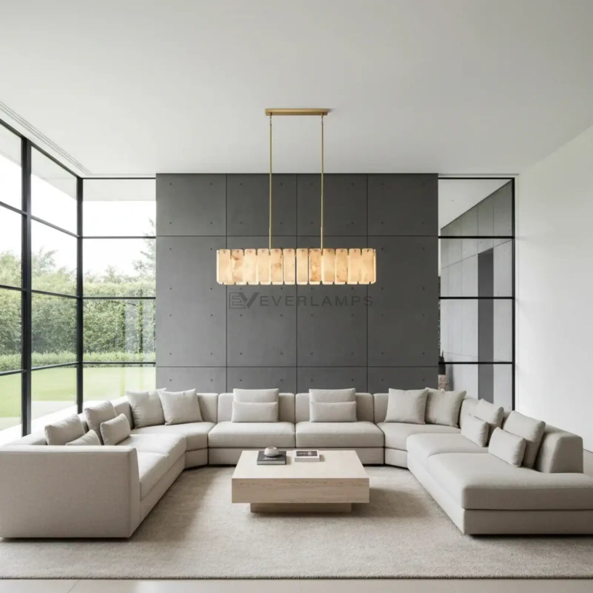 Calametta Onyx Rectangular Chandelier