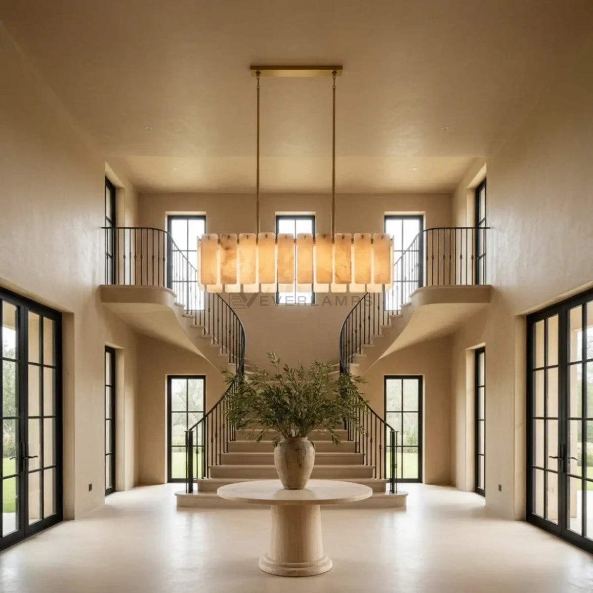 Calametta Onyx Rectangular Chandelier