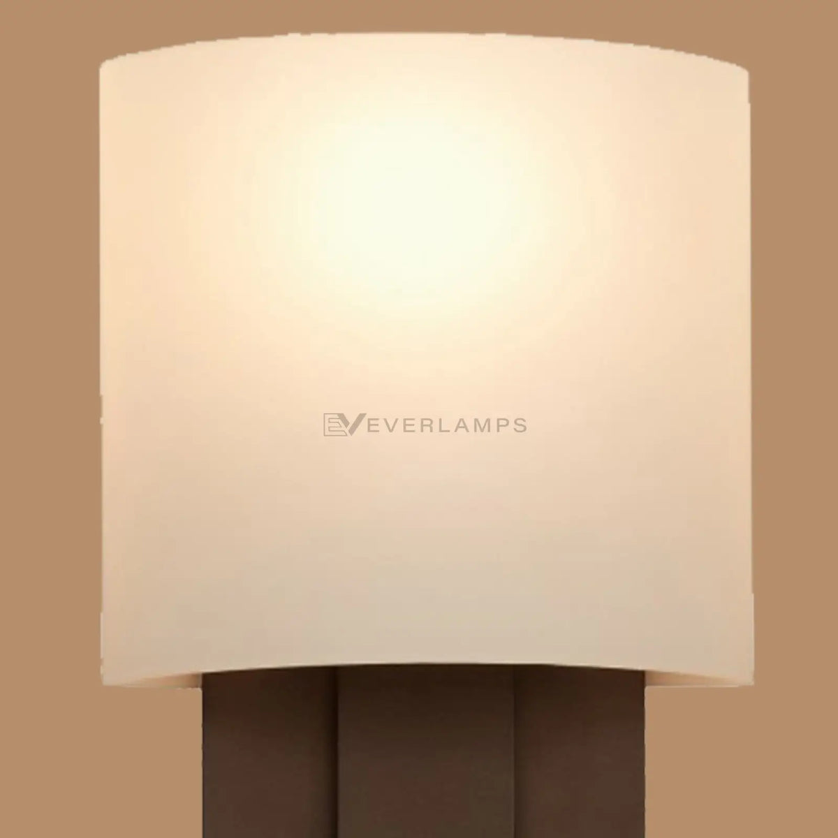 Calder Dark Bronze Wall Sconce with Switch and Fabric Shade