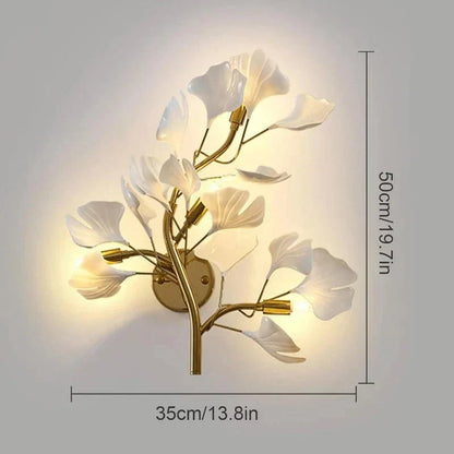 Calla Modern Leaf Wall Lamp - Warm Light 2700KEverlamps