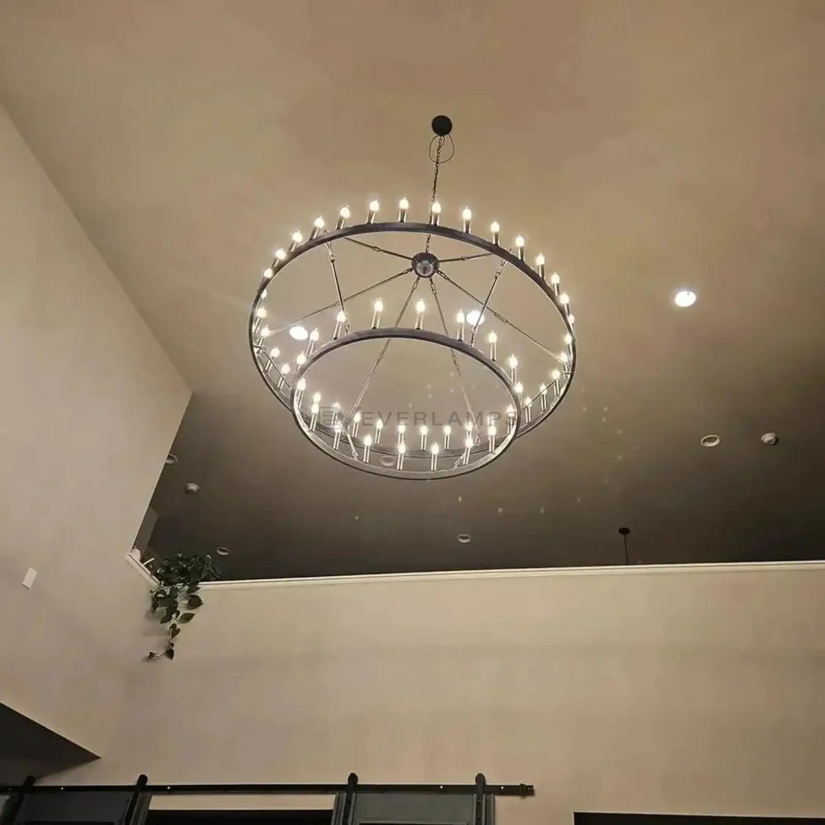 Caminon Vintage 2-Tier Round Chandelier